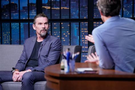 ethan hawke long hair|Ethan Hawke Is Basing His Marvel Character on。